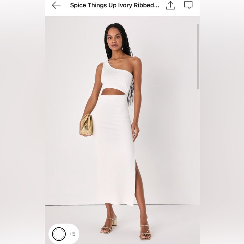 NWT Lulus White dress